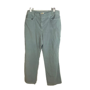 Vtg Talbots Pants Cordoury Straight Leg Sz 20 Plus Stretch Light Sky Blue